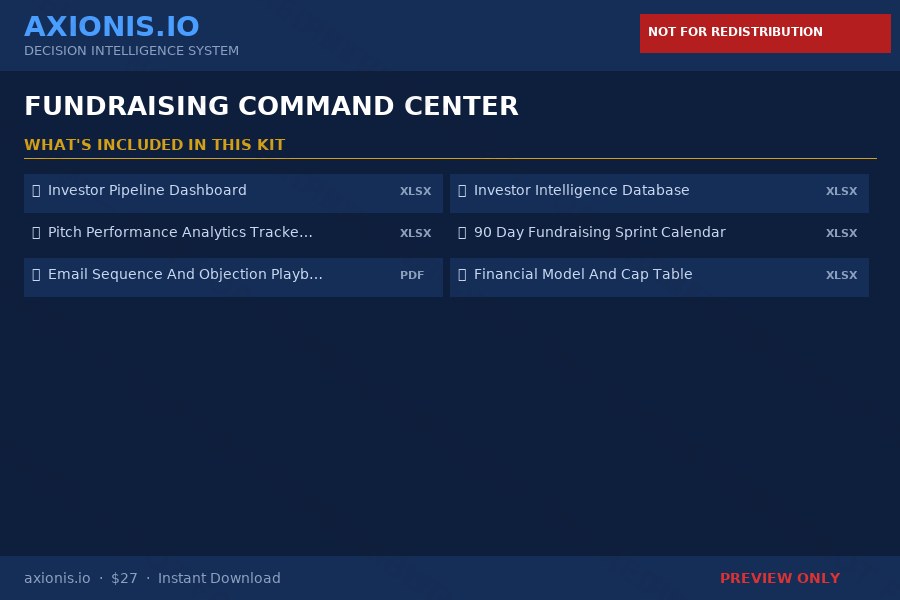 Preview 1 of Fundraising Command Center