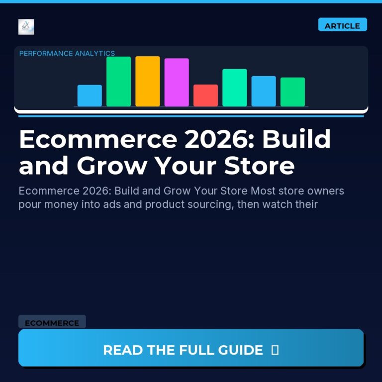 Ecommerce 2026: Build and Grow Your Store
