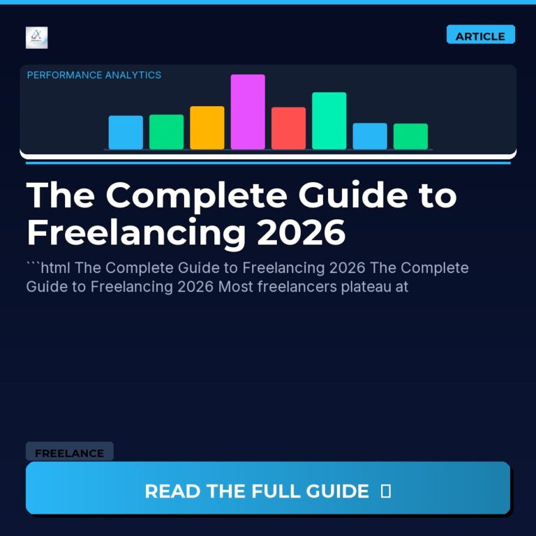 The Complete Guide to Freelancing 2026