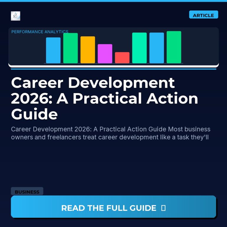 Career Development 2026: A Practical Action Guide