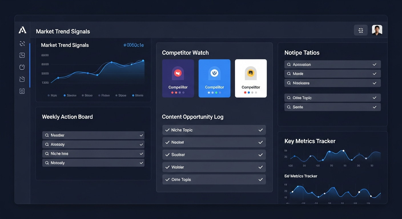 AI Intelligence Dashboard DIY Kit — Sample Preview