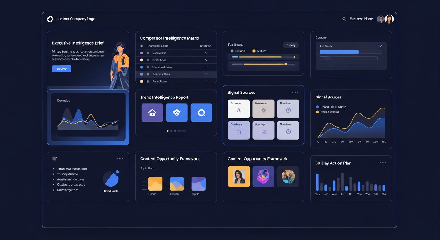 AI Intelligence Dashboard Done-For-You — Sample Preview