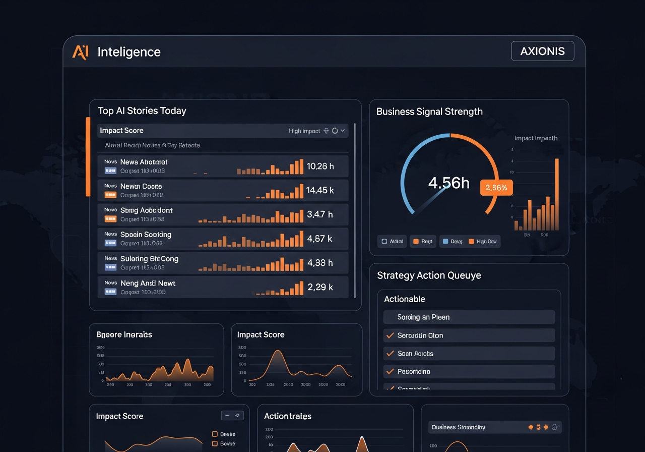 AI News Intelligence Dashboard & Strategy Toolkit preview 1