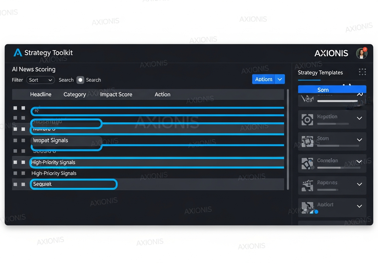 AI News Intelligence Dashboard & Strategy Toolkit preview 2
