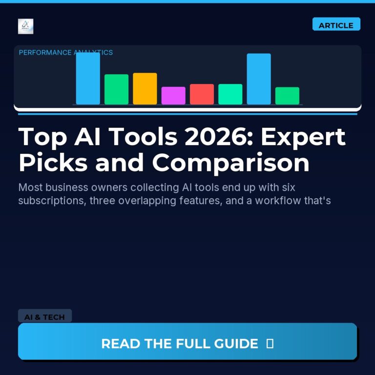 Top AI Tools 2026: Expert Picks and Comparison