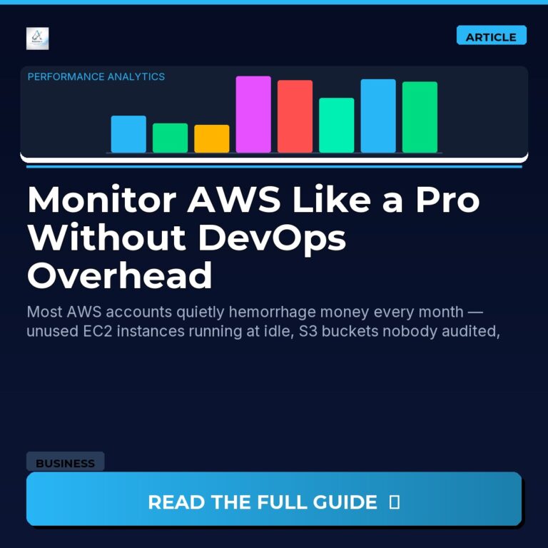 Monitor AWS Like a Pro Without DevOps Overhead