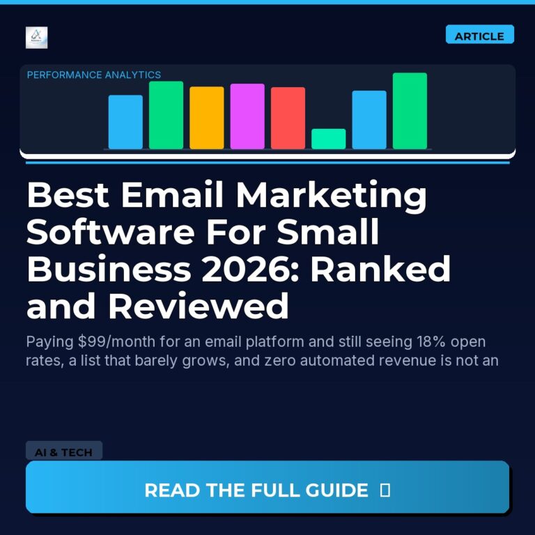 Best Email Marketing Software For Small Business 2026: Ranked and Reviewed
