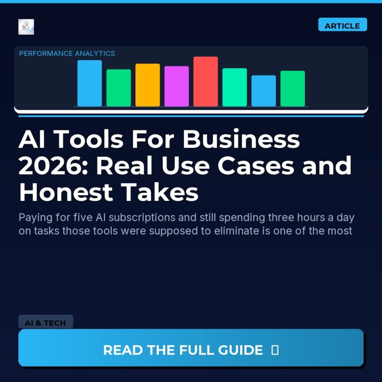 AI Tools For Business 2026: Real Use Cases and Honest Takes