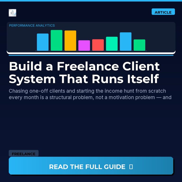 Build a Freelance Client System That Runs Itself