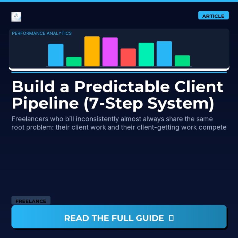 Build a Predictable Client Pipeline (7-Step System)
