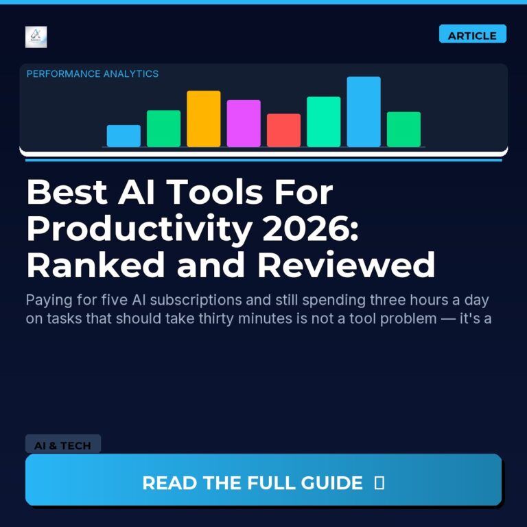 Best AI Tools For Productivity 2026: Ranked and Reviewed