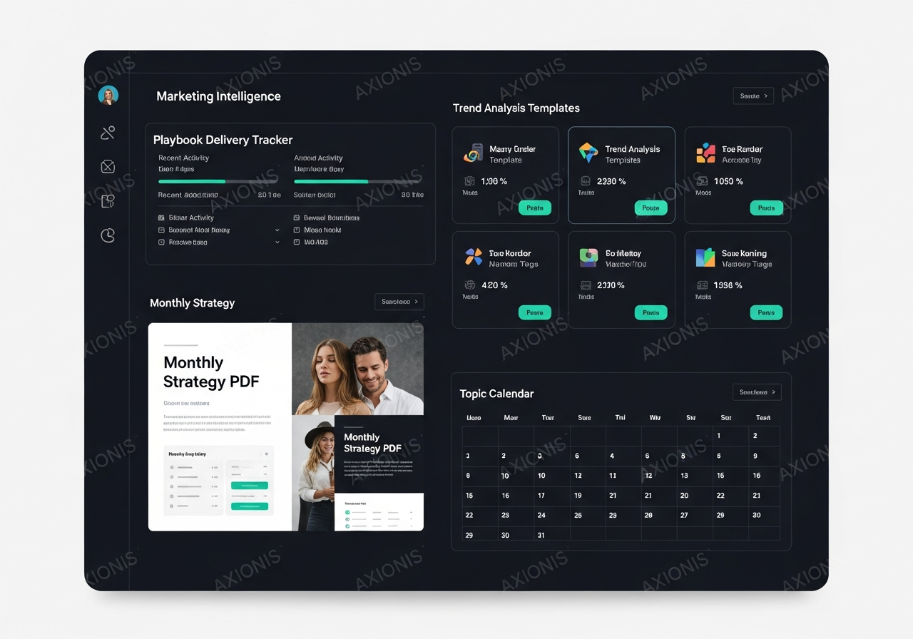 Axionis Monthly Marketing Intelligence Pack preview 2