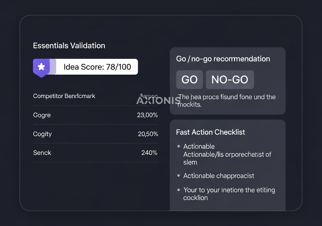 Axionis Validator — Essentials Report preview 2