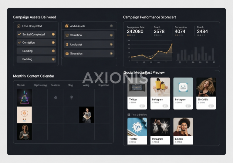 Monthly Marketing Intelligence Pack — preview 1 — Axionis